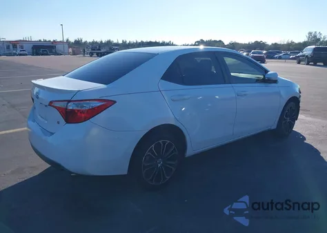 2014 Toyota Corolla S Plus from USA, damaged, VIN 5YFBURHE6EP145011